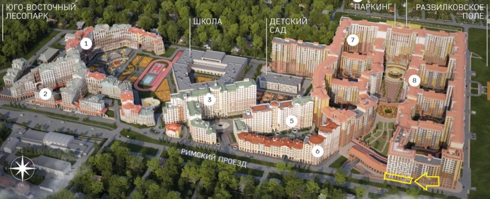 Продажа торгового помещения Здание в ЖК 