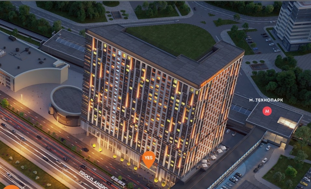 Продажа офиса МФК: Апарт-отель YE’S Технопарк