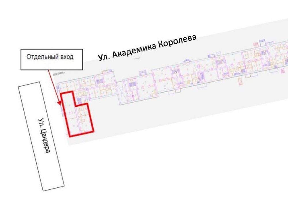 Продажа торгового помещения Жилое здание 