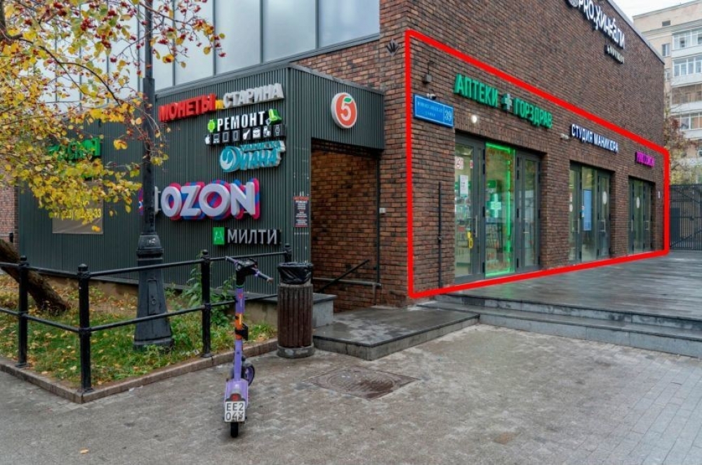 Аренда торгового помещения Административное здание «Новокузнецкая 39»