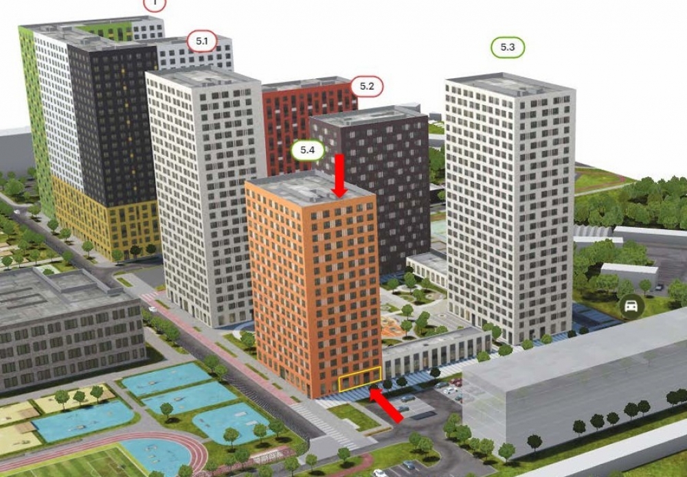 Продажа торгового помещения ЖК 