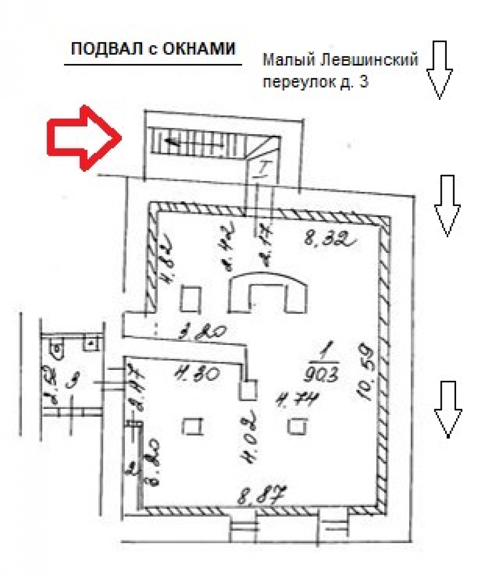 Аренда торгового помещения Москва, Малый Лёвшинский переулок, 3 #42435 —  Gladston.ru