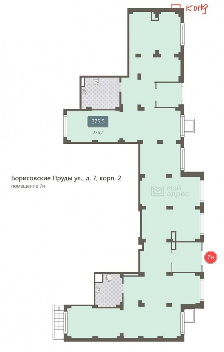 Аренда торгового помещения Жилой дом 