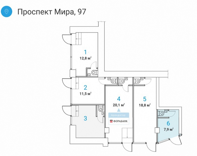 Аренда торгового помещения Жилое здание 