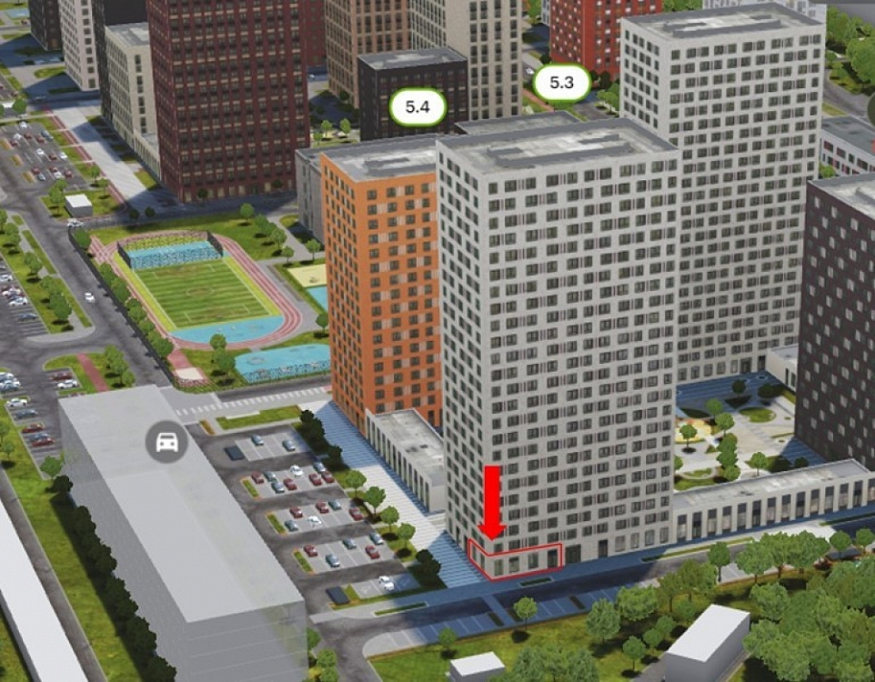 Продажа торгового помещения ЖК 