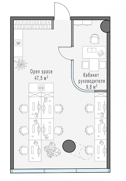 Продажа офиса Деловой центр 