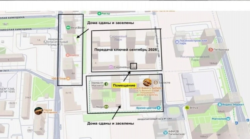 Продажа торгового помещения ЖК 