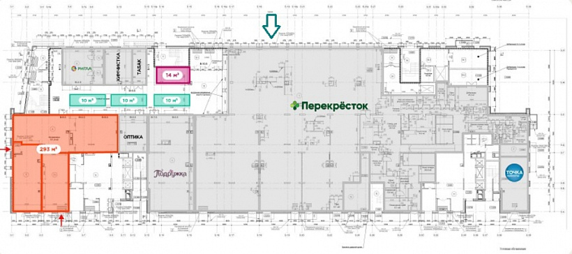 Аренда торгового помещения ТЦ «Легендарный квартал» на Березовой Аллее