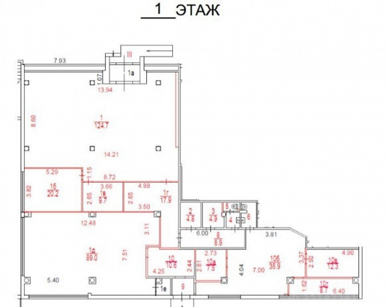 Аренда торгового помещения Жилое здание 