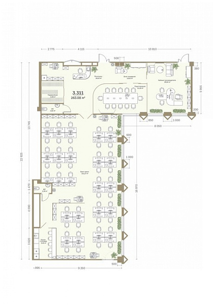 Аренда офиса Бизнес-центр TALLER