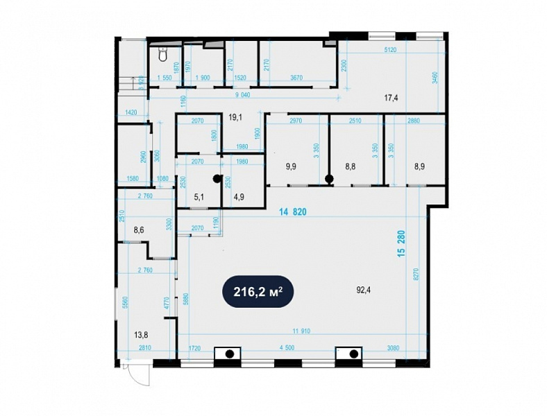 Аренда торгового помещения Жилое здание «Серебряный квартет»