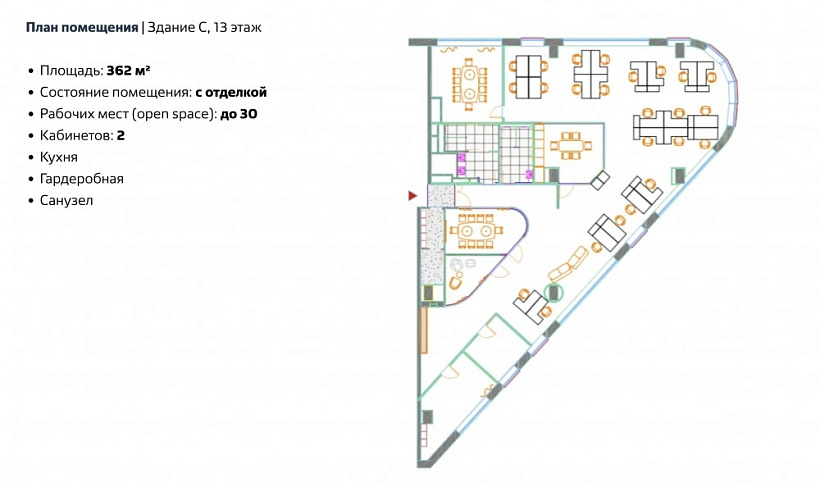 Аренда офиса Бизнес-центр «Двинцев»