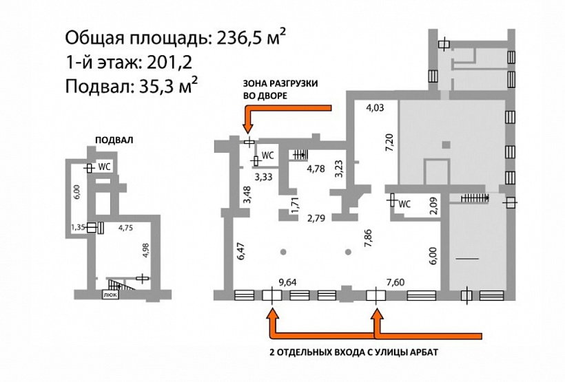 Аренда торгового помещения Жилое здание 