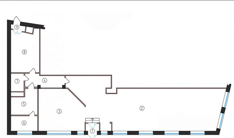 Аренда торгового помещения Жилое здание 