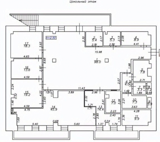 Аренда офиса Особняк «Долгоруковская 15с4-5»