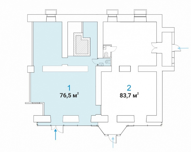 Аренда торгового помещения Жилой дом 