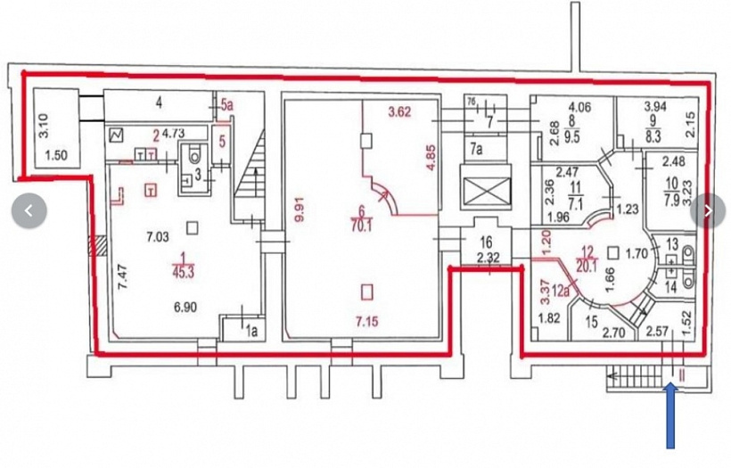 Аренда торгового помещения Жилое здание 