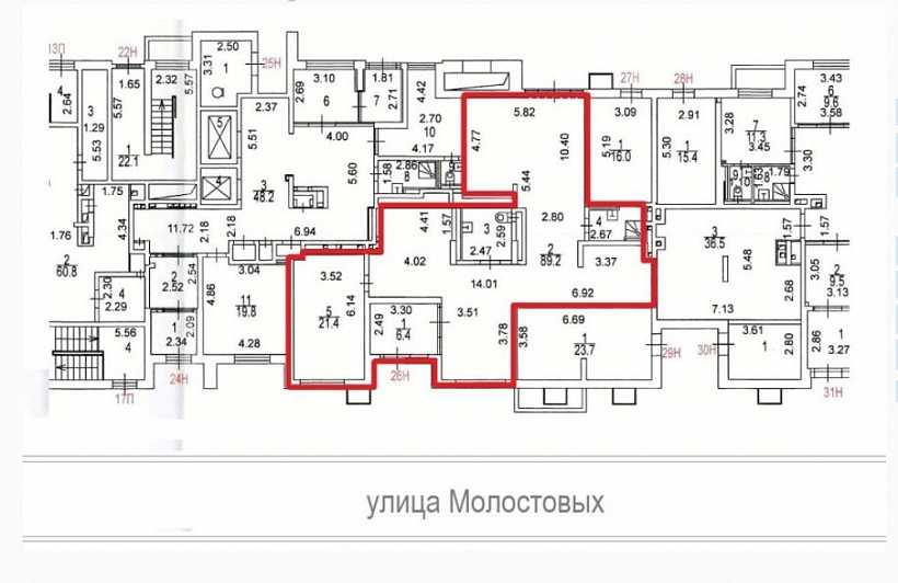 Аренда торгового помещения Жилой дом 