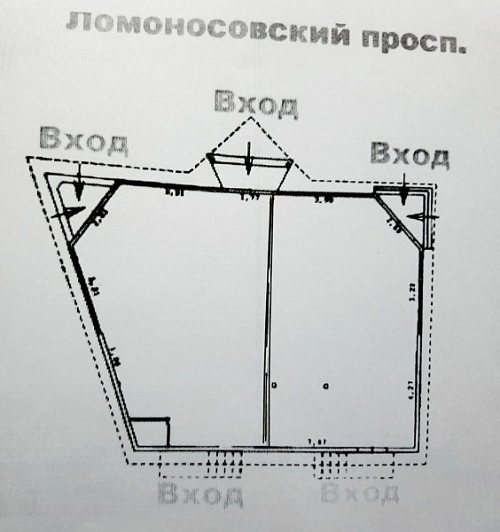 Аренда торгового помещения Москва, Ломоносовский проспект, 5А