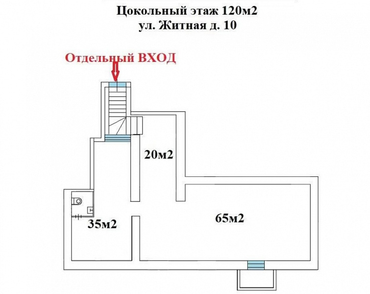 Продажа торгового помещения Жилое здание «Житная 10»