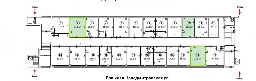 Арендный бизнес Бизнес-центр «Большая Новодмитровская 23 С2»