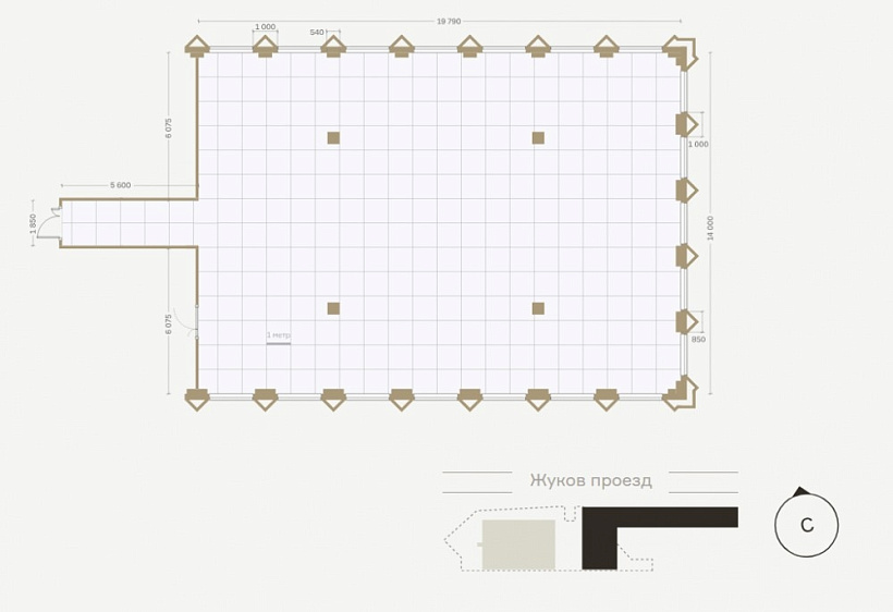 Продажа офиса Бизнес-центр TALLER