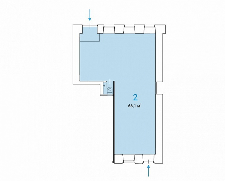 Аренда торгового помещения Жилое здание 