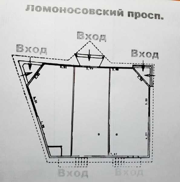 Аренда торгового помещения Москва, Ломоносовский проспект, 5А