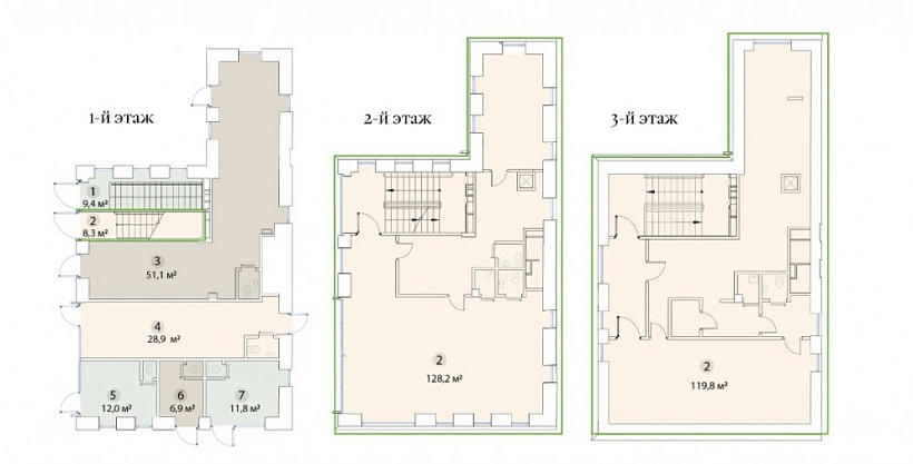 Аренда торгового помещения Административное здание Бахрушина. 36/14с3