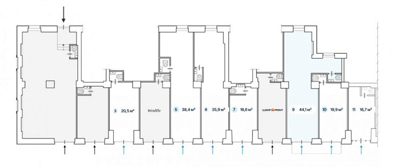 Аренда торгового помещения Жилое здание 