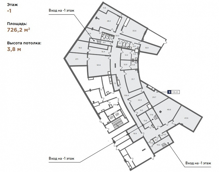 Продажа торгового помещения ЖК: VAVILOVE (Вавилова, 69А)