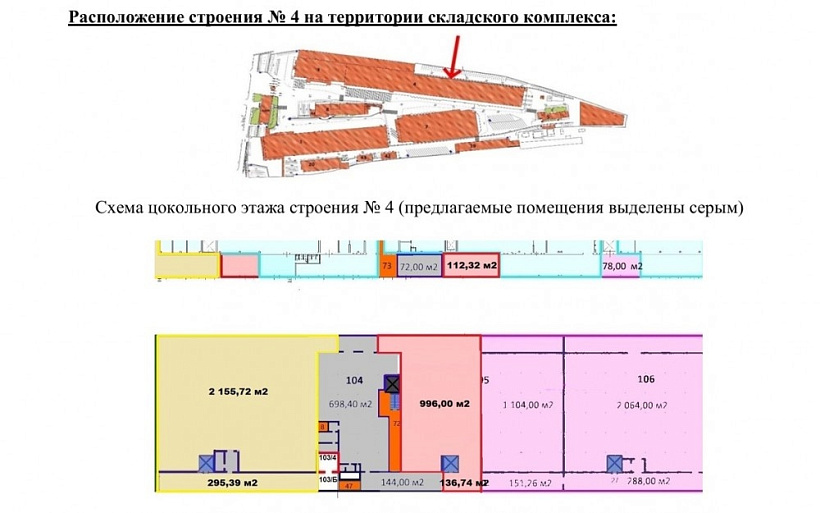 Аренда индустриальной недвижимости Складской комплекс 