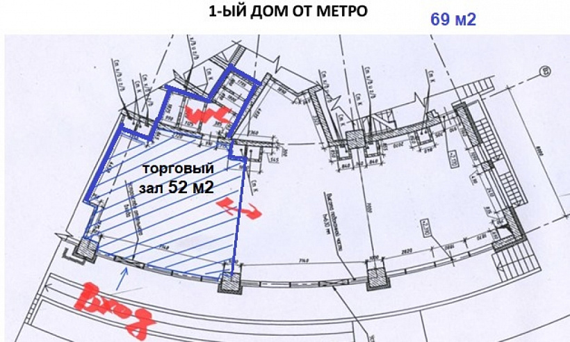 Аренда торгового помещения Жилой комплекс 