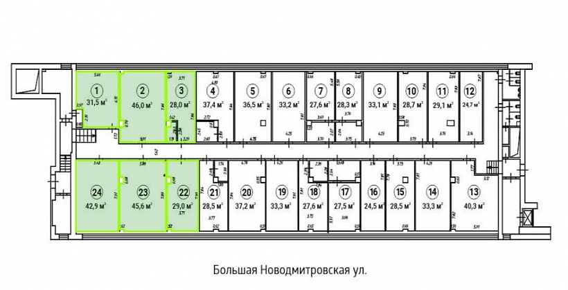 Арендный бизнес Бизнес-центр «Большая Новодмитровская 23 С2»