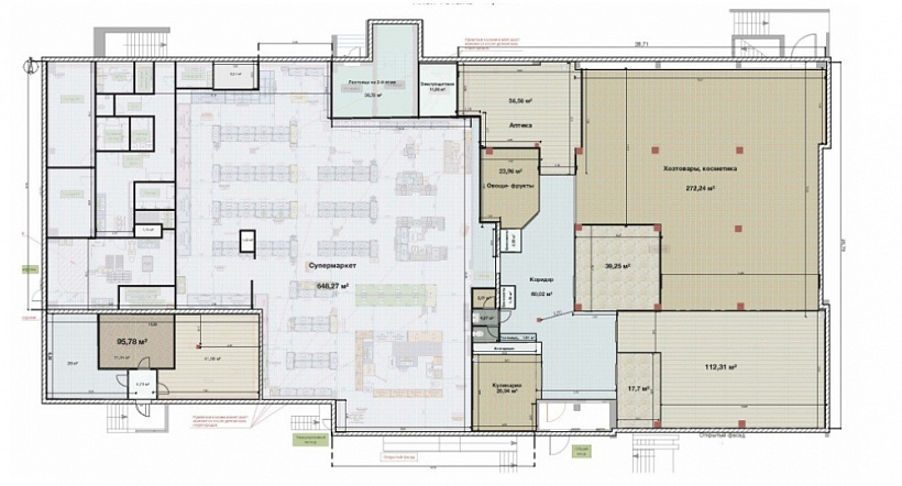 Аренда торгового помещения Жилое здание 