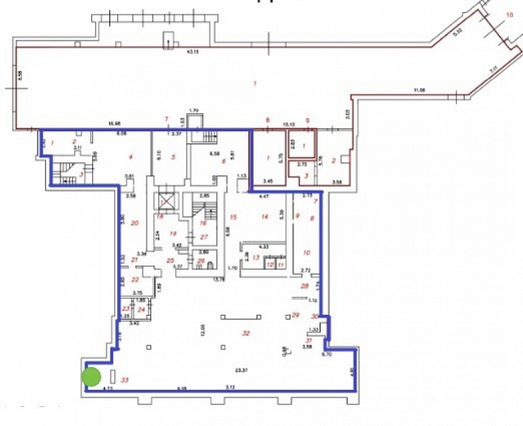 Аренда торгового помещения Жилое здание 