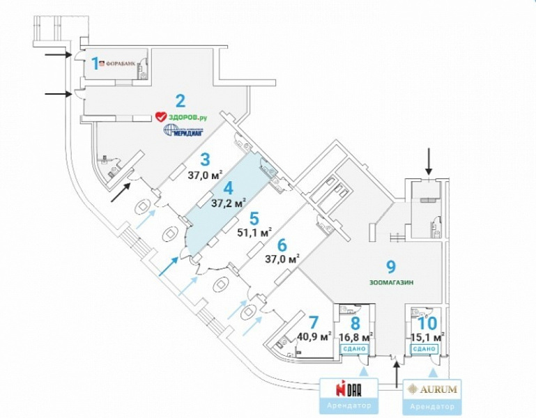 Продажа торгового помещения Жилой дом 