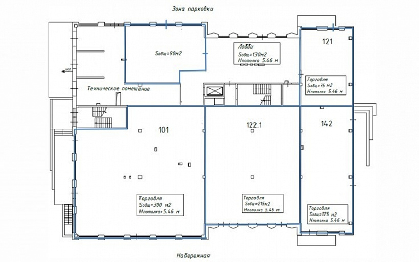 Аренда торгового помещения Деловой квартал 