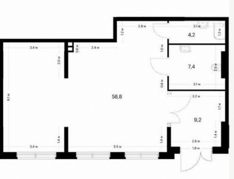 Продажа торгового помещения ЖК 