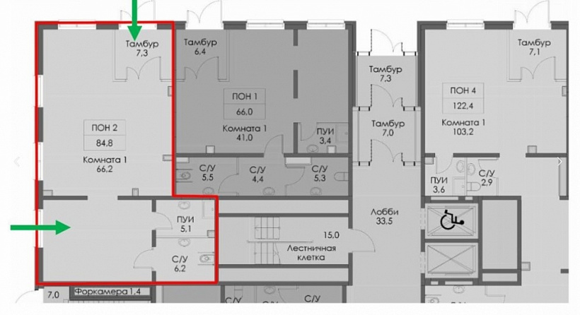 Аренда торгового помещения ЖК 