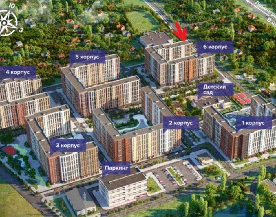 Аренда торгового помещения ЖК «1-й Ленинградский», к. 1