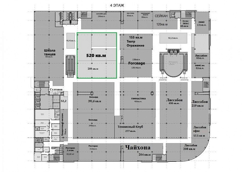 Аренда торгового помещения ТЦ 