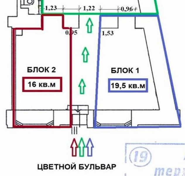 Аренда торгового помещения Жилое здание 