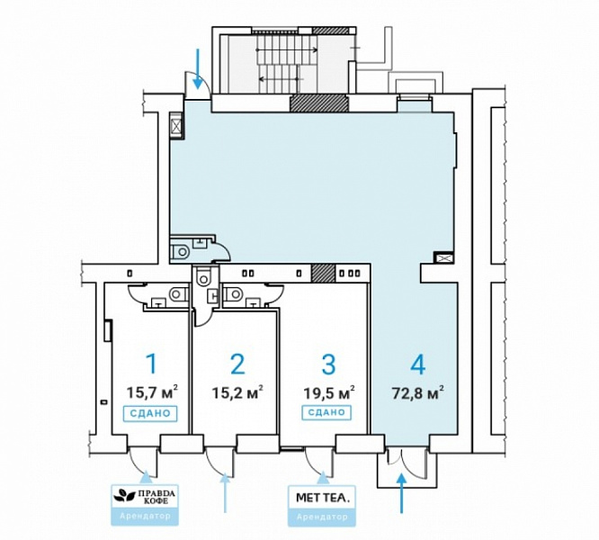 Аренда торгового помещения Жилой дом 