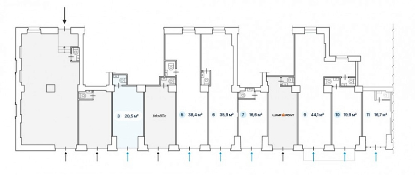 Продажа торгового помещения Жилое здание 