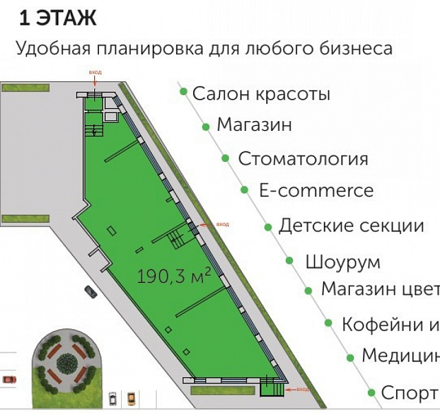 Аренда торгового помещения ЖК 