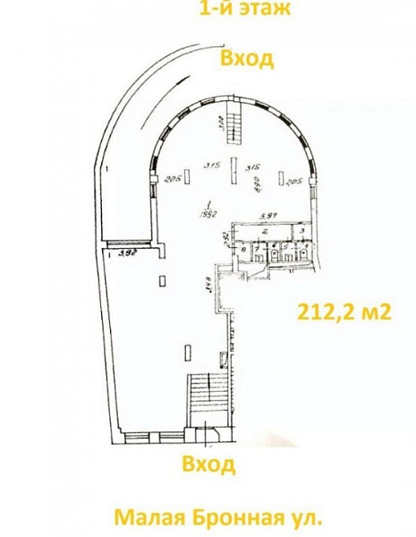 Аренда торгового помещения Жилое здание 