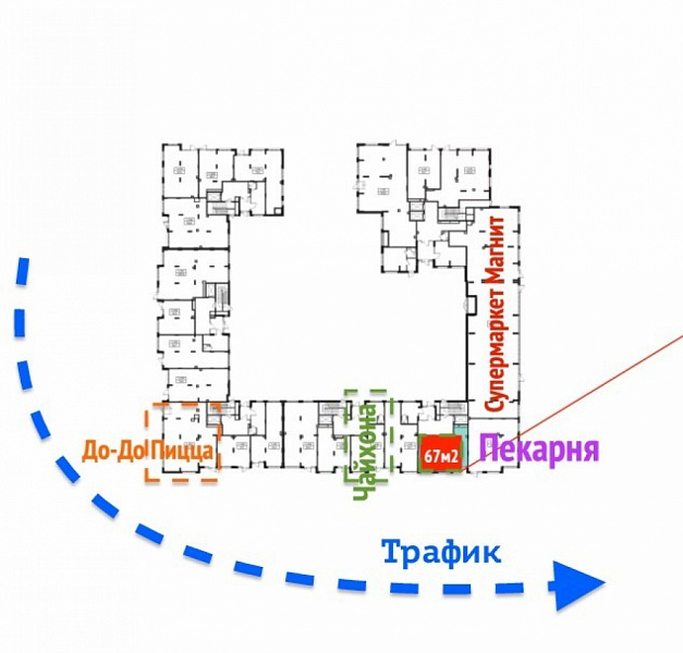 Продажа торгового помещения ЖК 