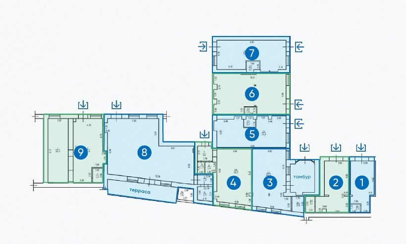 Аренда торгового помещения Долгоруковская улица, 27с1