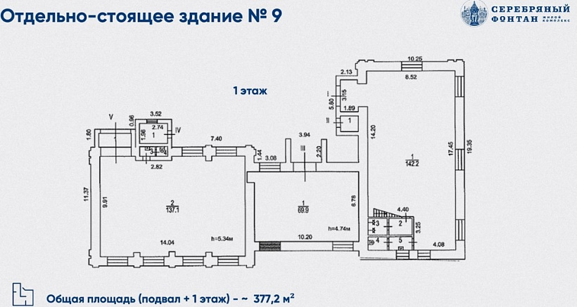 Продажа офиса Особняки «Серебряный фонтан»